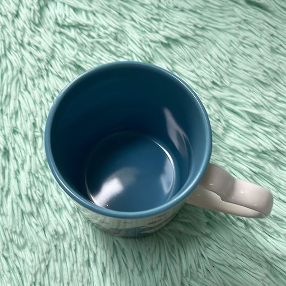 Stitch and Angel ceramic mug heart handle 14 oz - Picture 6 of 8